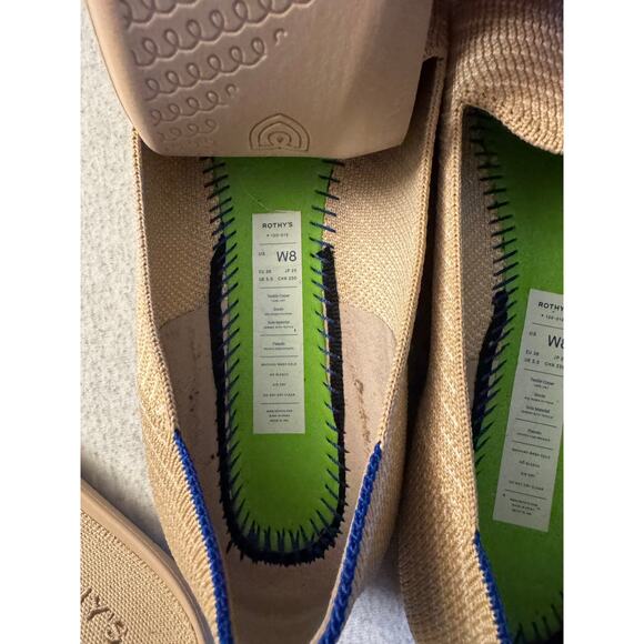 Rothy's Slip-On The Almond Loafer in Chai Twill Women's Size 8 - Picture 2 of 7